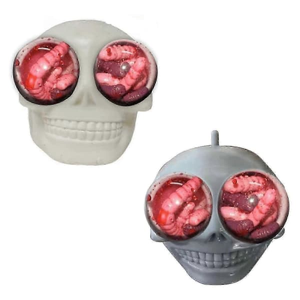 Skull Monster Gotisk Fidget Legetøj, Fantasi Skull Squeeze Bolde