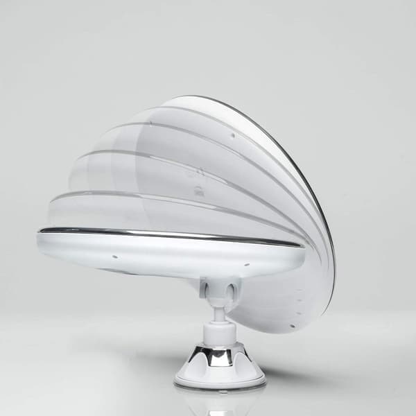 UNIQ Sugcup Sminkespeil LED-lys og x10 forstørrelse