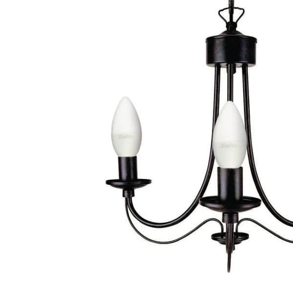 LED-lampa Flamma - XANLITE - E14 - 470 Lm - 6 W - Neutralvit - Förpackning med 2 VIT