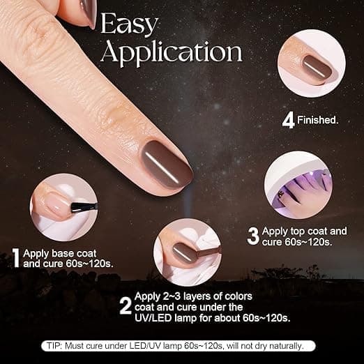 Gel nagellack set jelly 6 färger 7 ml shellac glellack UV set gel nagellack för nagellack