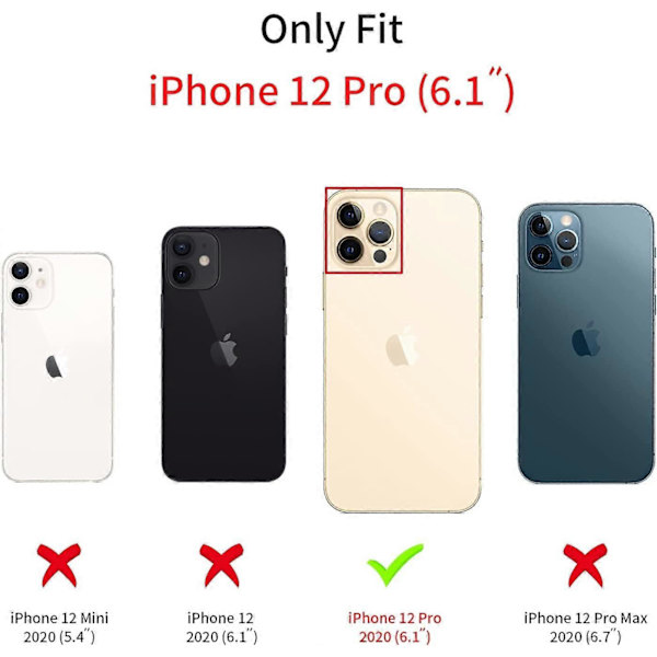 iPhone 12 Pro Glitter Luksus Deksel - Søtt Fleksibelt Plating Deksel, Kamerabeskyttelse, Støtsikkert, Motedesign for Kvinner og Menn Blue standard