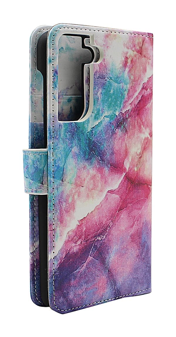 Skimblocker Magnet Designlompakko Samsung Galaxy S21 5G