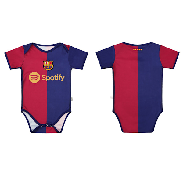 2425 Barcelona Home Football Jerseys Baby Crawl Clothes Men's and Women's Suits