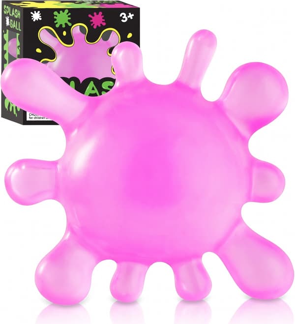 Fidget Legetøj Børns Trykkugle, Splat Stick Squishy Legetøj, Tryk Splat Legetøj, Lindrer Angst, Is Bløde Trykterning Maltosekugler Purple