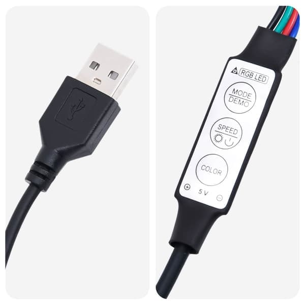 Riippuva sängynpääty LED-lampulla Harmaa Antiikki PU