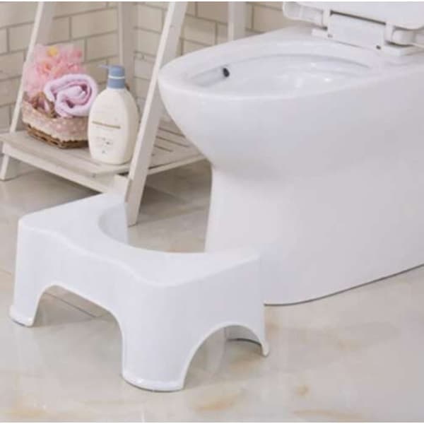 Toalettkrakk for lindring av forstoppelse - Squatty Potty, Hvit, Ergonomisk design