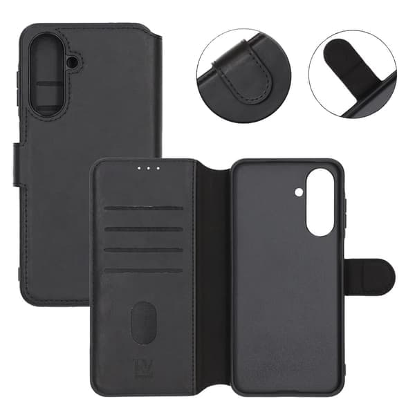 Rvelon Pung etui til Samsung A17 - Sort Sort