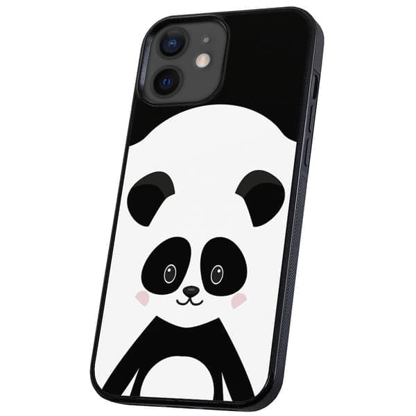 iPhone 12/12 Pro - Kuori/Mobiili Söpö Panda monivärinen