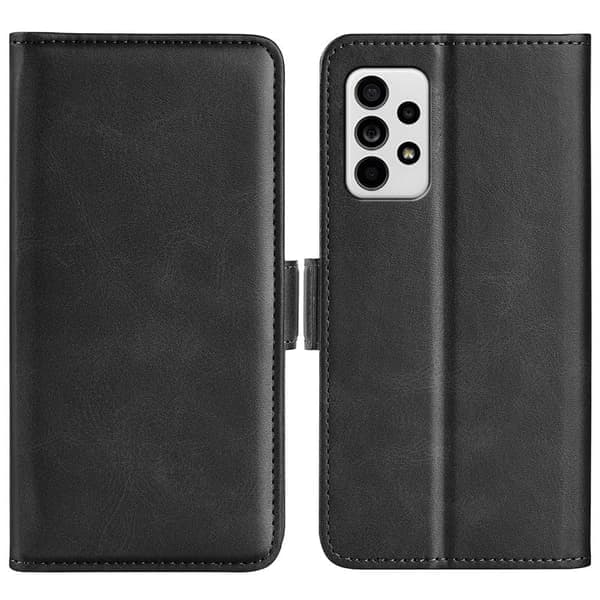 SKALO Samsung A33 5G Premium Pung Etui - Sort Sort