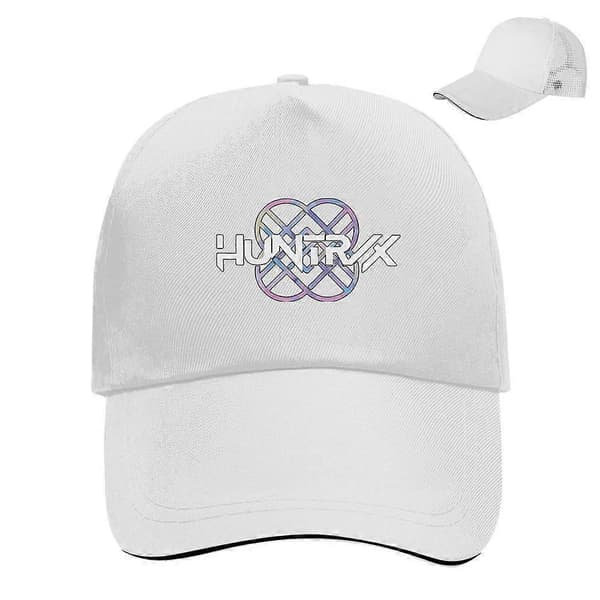 KPop Demon Hunters Casual Solhatte Unisex Kasketter Mesh Åndbar Baseball Cap _a White B