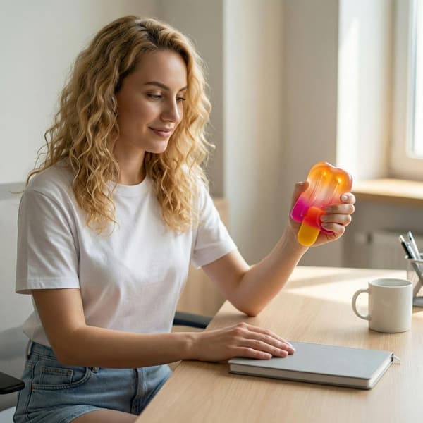 3 st glassklämma-squishy, kon-squishy, långsamt stigande sensorisk fidgetleksak, påskkorgsfyllning, festpresenter, sommar, sensorisk stresslindring