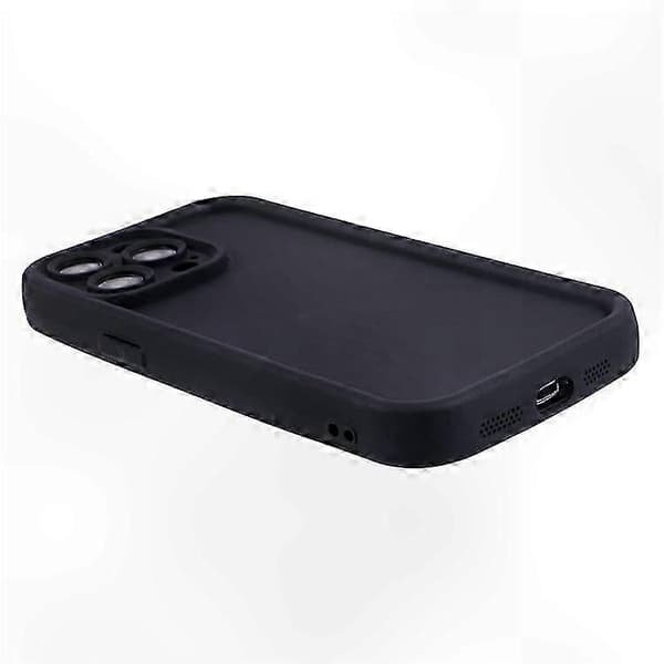 Anti-Rep TPU-telefonfodral för iPhone 14 Pro - Matt finish, Slim skyddsskal Black