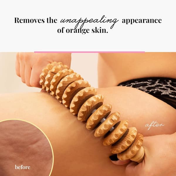 Anti-cellulite tilbehør Massagerulle Træ Salgsmassageværktøjer