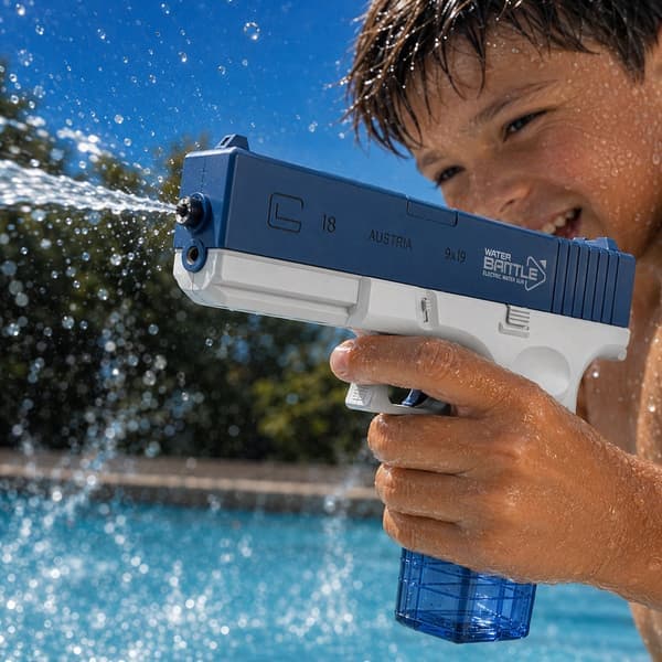 Elektrisk vattenpistol - Glock med 2 magasin