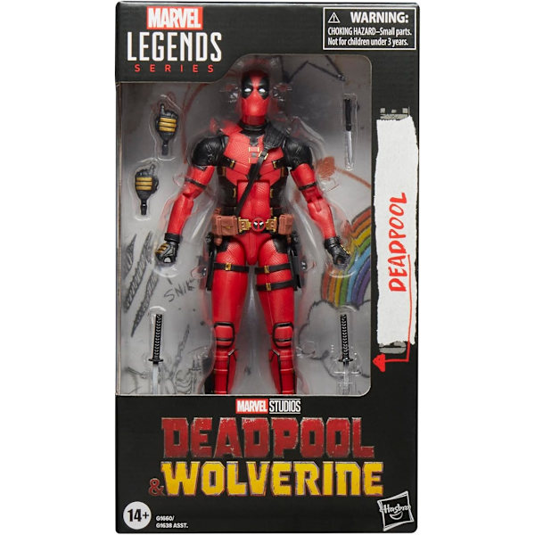 Marvel Legend Deadpool, Deadpool og Wolverine samleobjekter 6-tommer (ca. 15,2 cm) bevægelige statuer