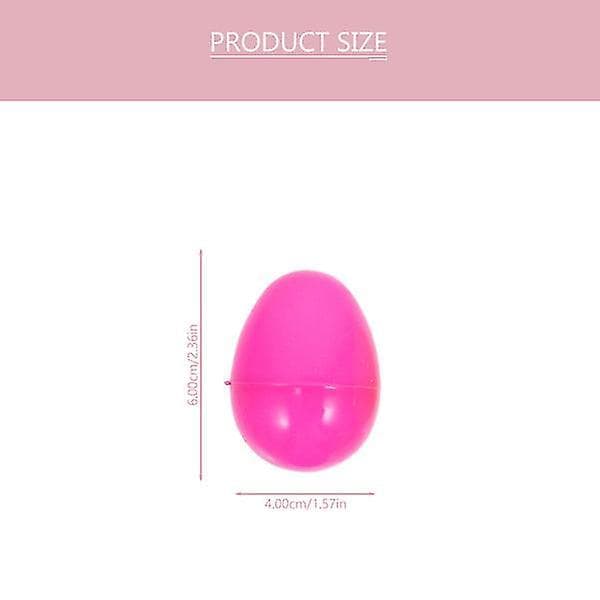 24 plastpåskeegg, tomme påskeegg, fyllbare plastegg, gaveeske