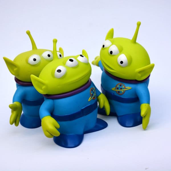 Toy Story Alien Vinylfigur, Treøyd Alien Samleleketøy Modell C