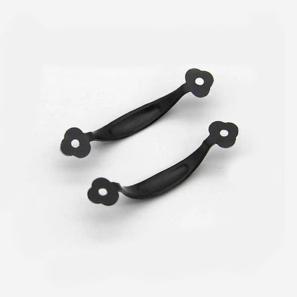 10 Retro Knotter Dørhåndtak Rustikk Senteravstand Sinklegering (80mm)