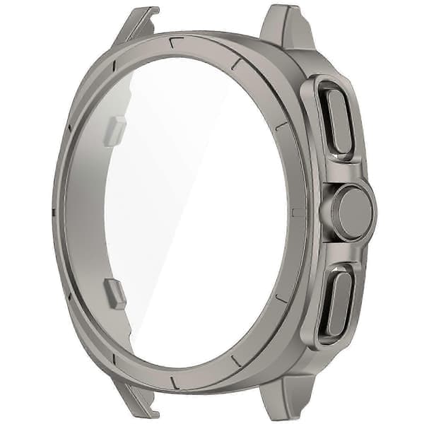Til Samsung Galaxy Watch7 44mm til Galaxy Watch Ultra Transfer Case Hard PC Watch Case Beskyttelse Titanium Titanium