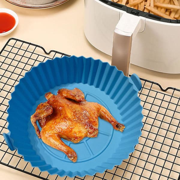 4 stk. Silikoneforme til Airfryer - Genanvendelige Indlæg, Køkkenbageudstyr