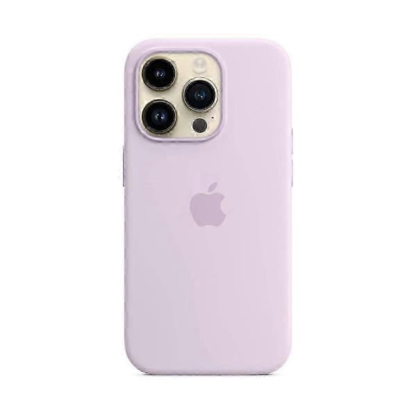 iPhone 14 Pro Apple Lila Silikonskal, Mjukt Skyddande Fodral