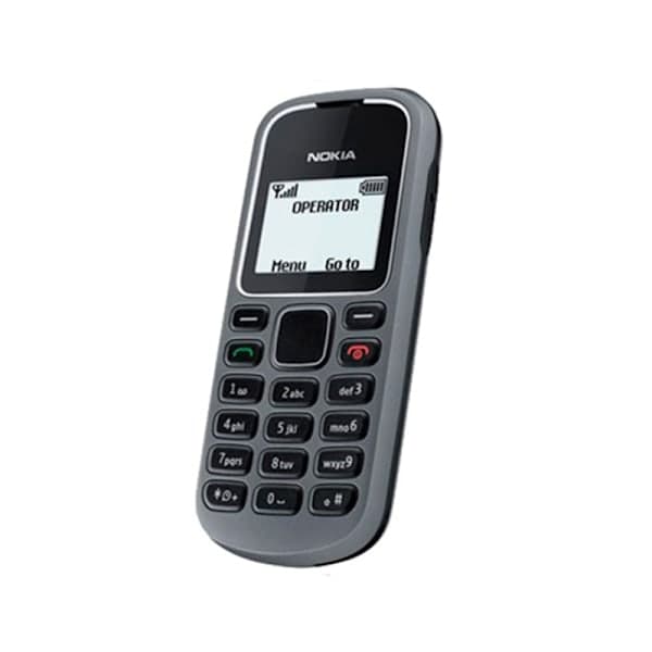 Senior Mobiltelefon – Mobiltelefon med store knapper og Dual SIM-understøttelse, lyseblå