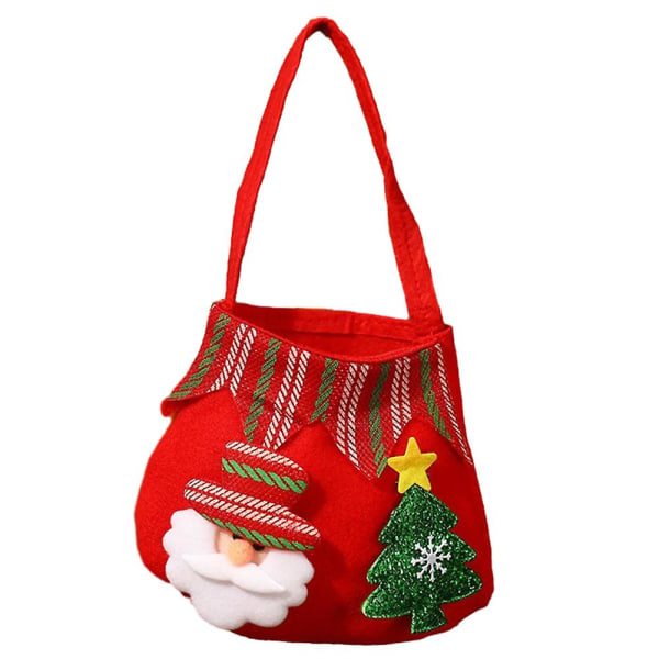 Christmas Cartoon Candys Apples Gift Bag Xmas Holiday Party suosii laukkuja festivaalilahjapusseihin Old Man