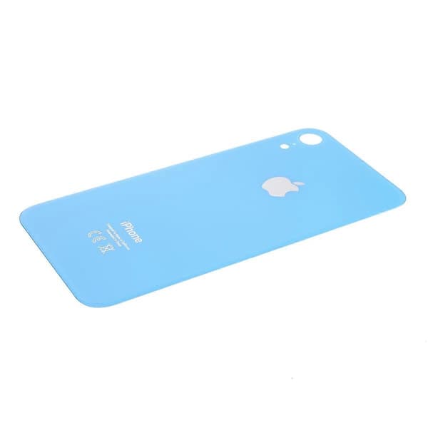 Apple iPhone XR 6.1 Glasbaksida Batterihölje - EU-version, Ej OEM, Högkvalitativ Ersättning Multicolor Style E