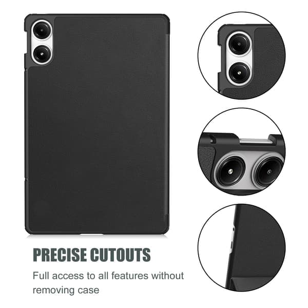 Xiaomi Redmi Pad Pro 12.1\", Slim Cover Stand Hard Case Cover - Sort