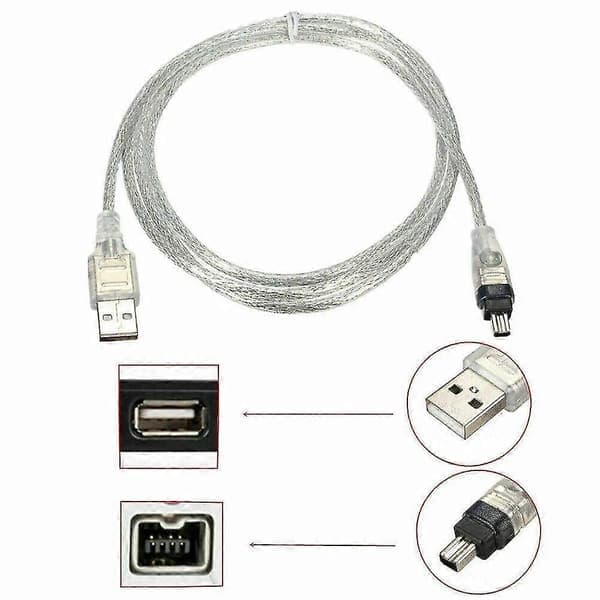 For Mini DV Minidv USB-datakabel Firewire IEEE 1394 HDV videokamera til redigeringsdatamaskin
