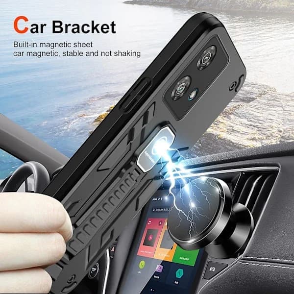 【PP】Holder Mobilcover til Motorola Edge 40 Neo - Sort