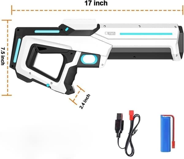 Automatisk vannpistol – 10 meter sprut | Vanntett og selvforsynt