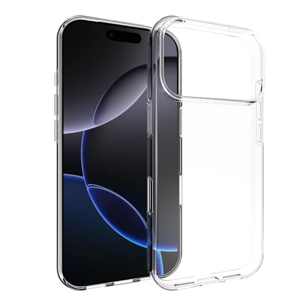 iPhone 17 Pro Max Skal - Transparent Stötsäkert Skyddsfodral, Extra Kantskydd