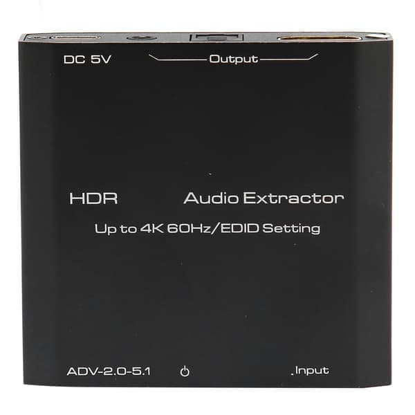 HDR HDMI Lydudtrækker 4K 60Hz EDID Konverter HDCP Digital DTS 5.1 PCM
