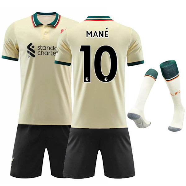 21-22 Ny Liverpool Udebanefodboldtrøje Nr. 11 Salah Trøje Voksen Børn Forældre-Barn Sportsdragt NO.10 MANE XS