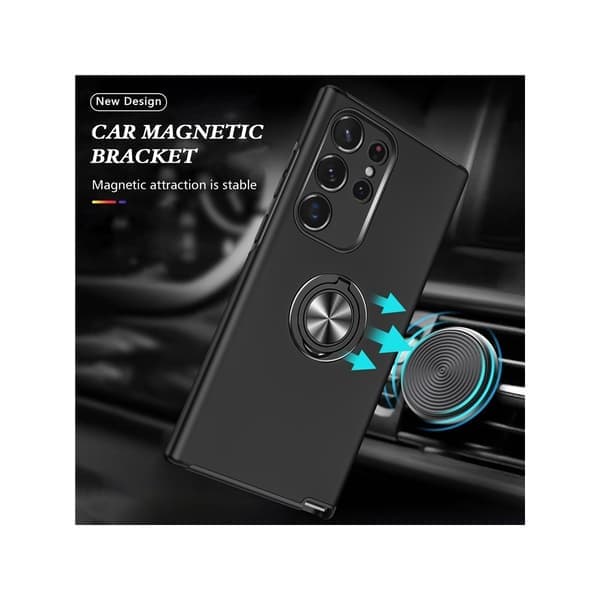 Samsung Galaxy S26 Ultra Hybridskal med Fingerring Lila