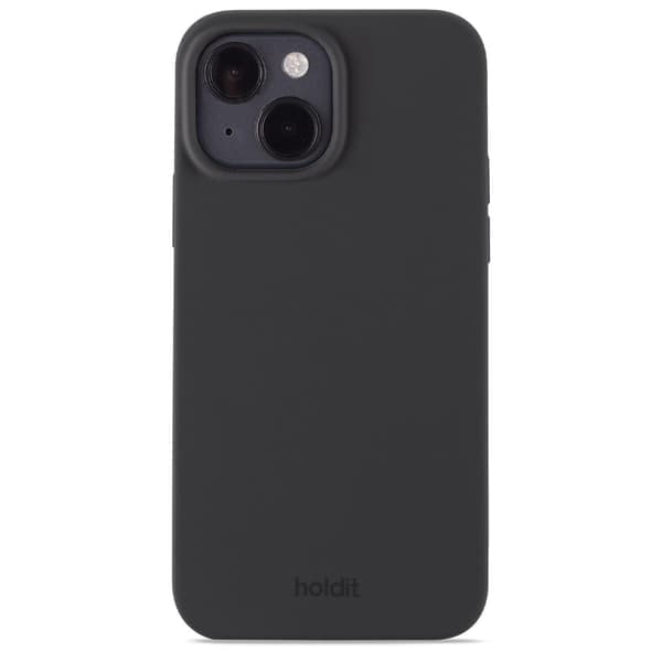 iPhone 15 -puhelimen pidike silikoninen musta