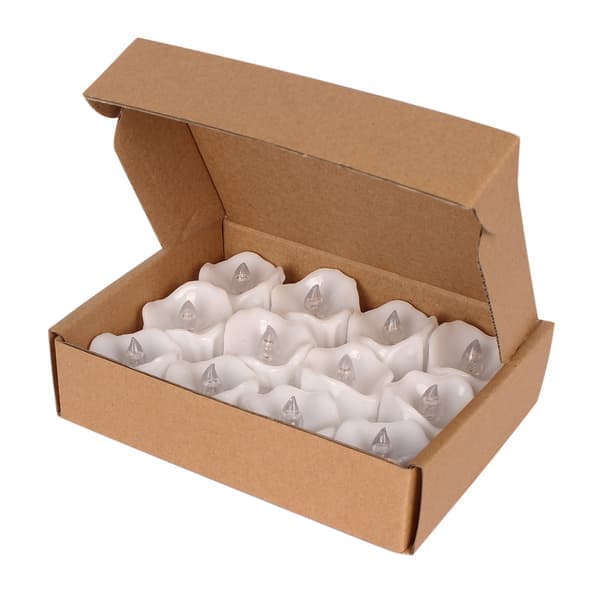 LED-lampor för födelsedags-, jul- och bröllopsdekoration (12-pack)