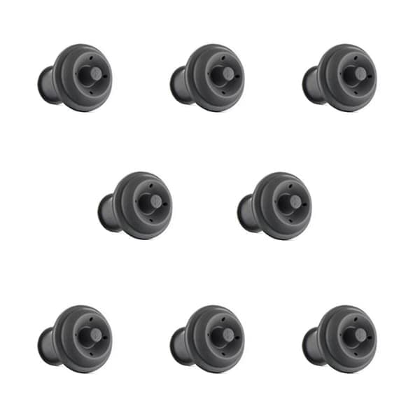 8-pack vakuumproppar, vinproppar, återanvändbara flaskproppar, vakuumproppar med silikonsugpump.