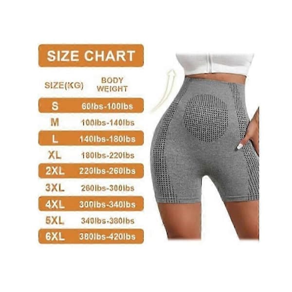 Baicloud mikrovibrationsmassage modul is-silke jonfiber reparerande formande shorts GRÅ M GRAY M