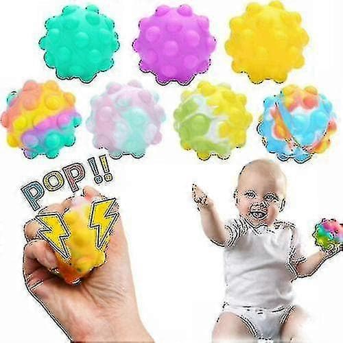 Dekompression Vir-us Boll Popit Fidget Leksaker Klämleksak Stresslindring Present Barn 26s