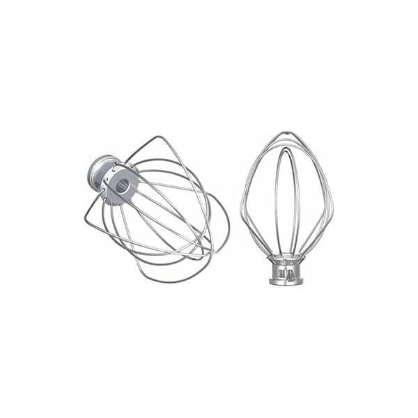 Vinklet piskeris i rustfrit stål til KitchenAid K45WW WP9704329 køkkenmaskine tilbehør