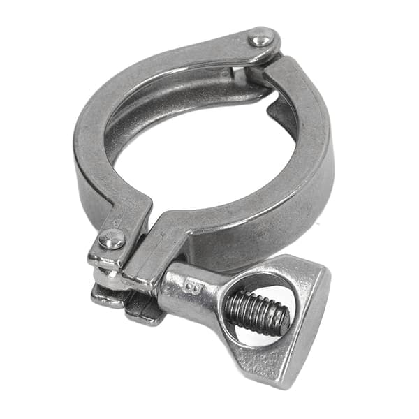 Rustfritt stål 304 Trippelklemme 1 Stift Fixtur Vingmutter for 38mm Rør