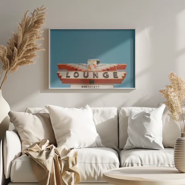 Route 66 V Affisch 70x50 cm