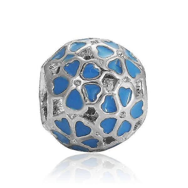 2025 Sælgende Lyseblå Legering Løse Perler - Blå Diamant Mode Perle DIY Blind Box Tilbehør Julekalender 15