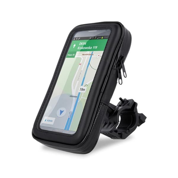 Mobilholder til MC, knallert, cykel vandtæt MaxLife -XL Sort Sort Sort