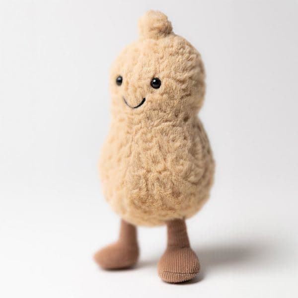 Jellycat Amuseables - 15 cm Jordnöt, Roliga Presentidéer, Present till Barn, Julklappar