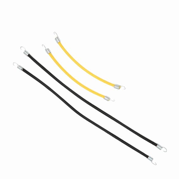 4 stk Svart Gul Elastisk Bagasjebrett Tau Dekorative RC Tilbehør Universal
