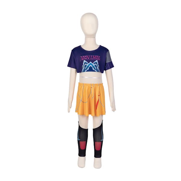 2025 Demon Hunter K-Pop Kostym Barn Flickor Halloween Outfit Nr.2 2-Dels Set 150CM No. 2 2-piece set 150cm