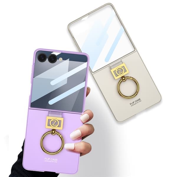 Samsung Z Flip7 GKK Goldring Skal - Sort Sort Sort